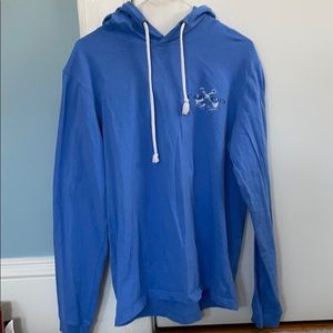 CUFFYS long sleeve blue hoodie
